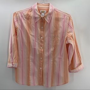 Talbots blouse 3/4 sleeve size M